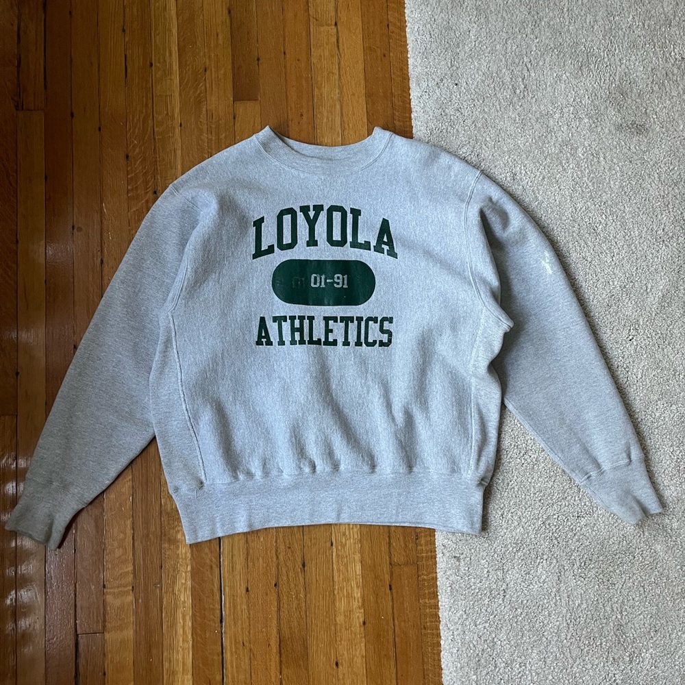 Camber USA Loyola Athletics Collegiate Sweatshirt Grey XL